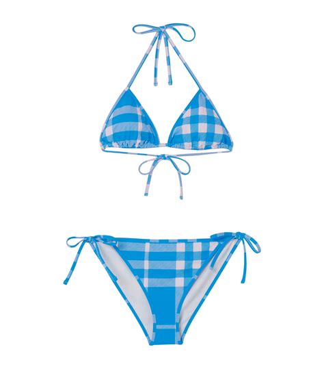 check triangle bikini